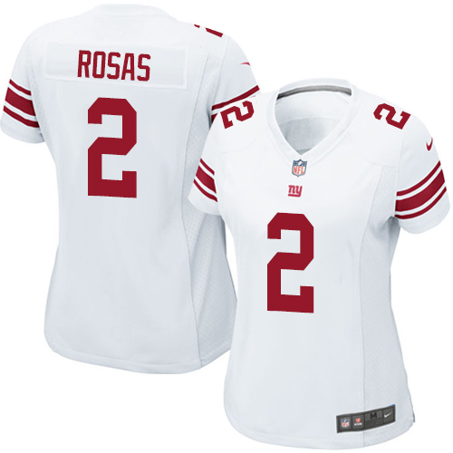 Women's Nike New York Giants #2 Aldrick Rosas Game White NFL Jersey