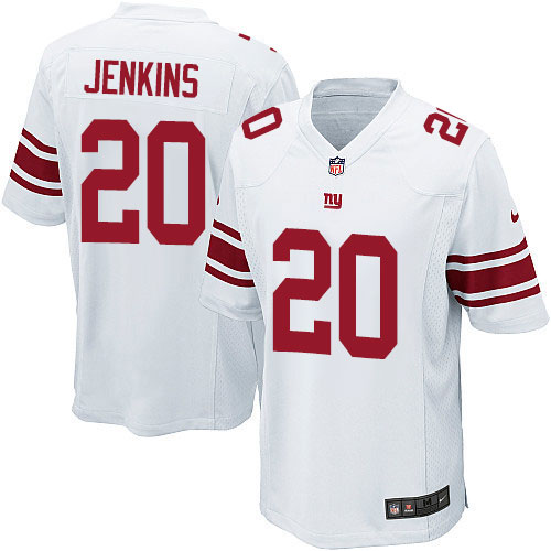 Men's Nike New York Giants #20 Janoris Jenkins Game White NFL Jersey