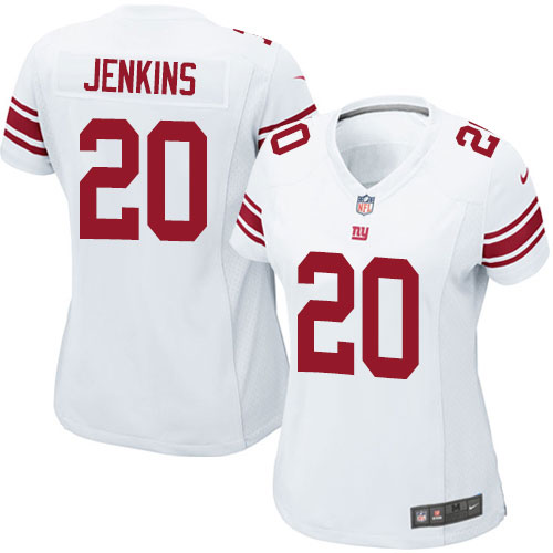 Women's Nike New York Giants #20 Janoris Jenkins Game White NFL Jersey