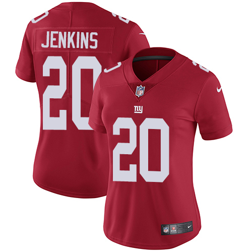 Women's Nike New York Giants #20 Janoris Jenkins Red Alternate Vapor Untouchable Elite Player NFL Jersey