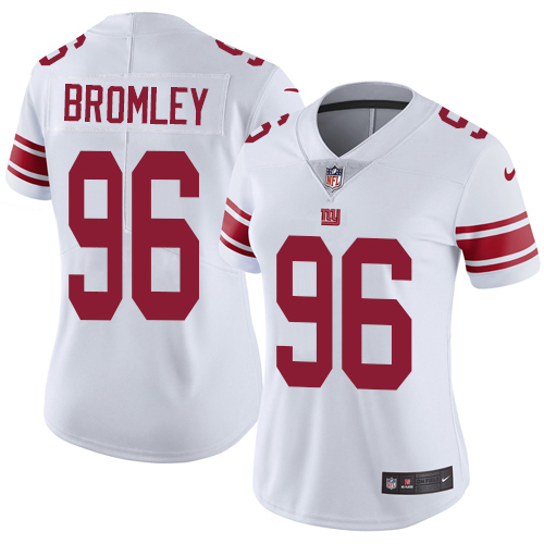 Women's Nike New York Giants #96 Jay Bromley White Vapor Untouchable Elite Player NFL Jersey