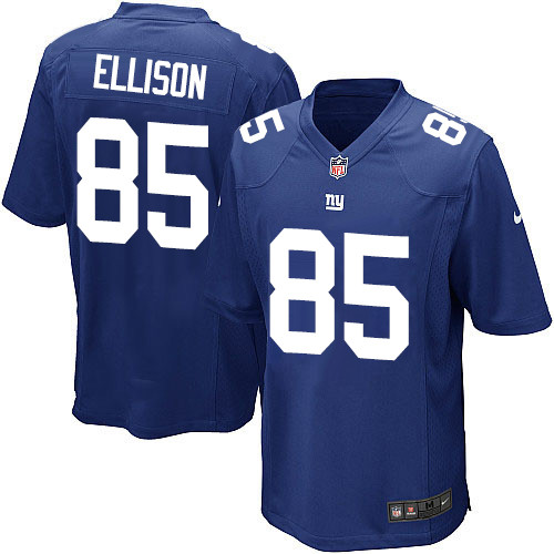 Men's Nike New York Giants #85 Rhett Ellison Game Royal Blue Team Color NFL Jersey