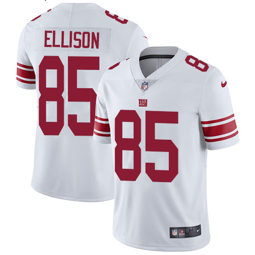 Men's Nike New York Giants #85 Rhett Ellison White Vapor Untouchable Limited Player NFL Jersey