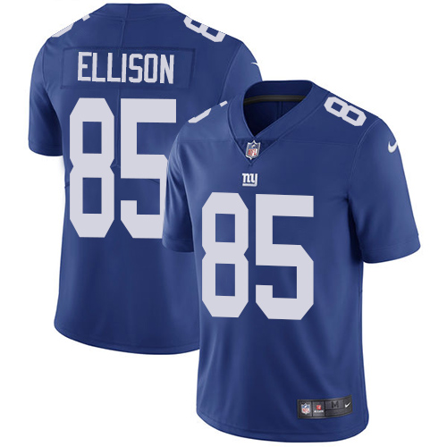 Youth Nike New York Giants #85 Rhett Ellison Royal Blue Team Color Vapor Untouchable Elite Player NFL Jersey
