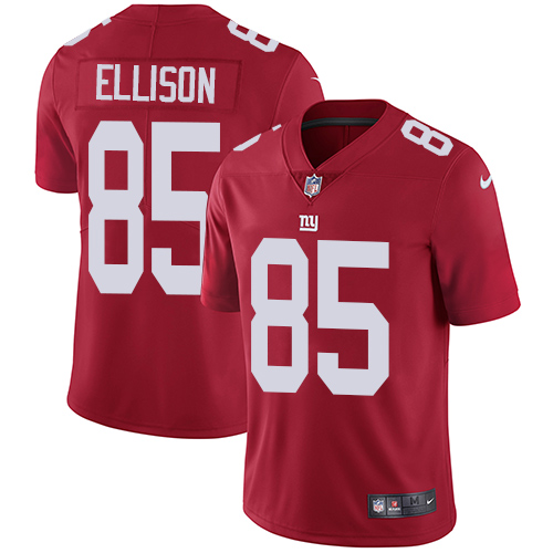 Youth Nike New York Giants #85 Rhett Ellison Red Alternate Vapor Untouchable Elite Player NFL Jersey