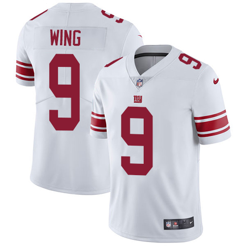Youth Nike New York Giants #9 Brad Wing White Vapor Untouchable Elite Player NFL Jersey