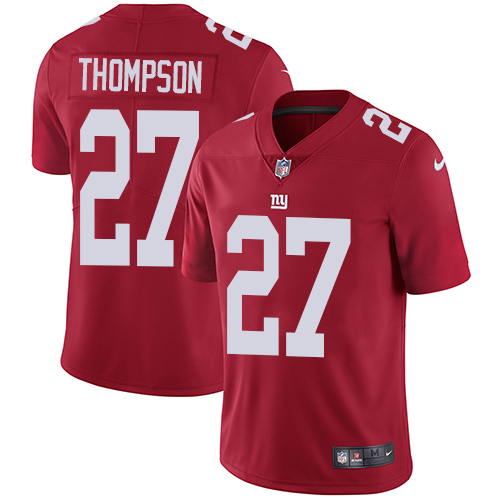 Men's Nike New York Giants #27 Darian Thompson Red Alternate Vapor Untouchable Limited Player NFL Jersey