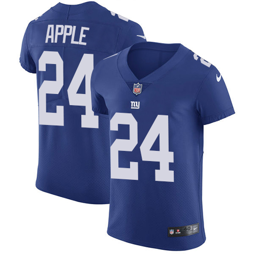 Men's Nike New York Giants #24 Eli Apple Royal Blue Team Color Vapor Untouchable Elite Player NFL Jersey