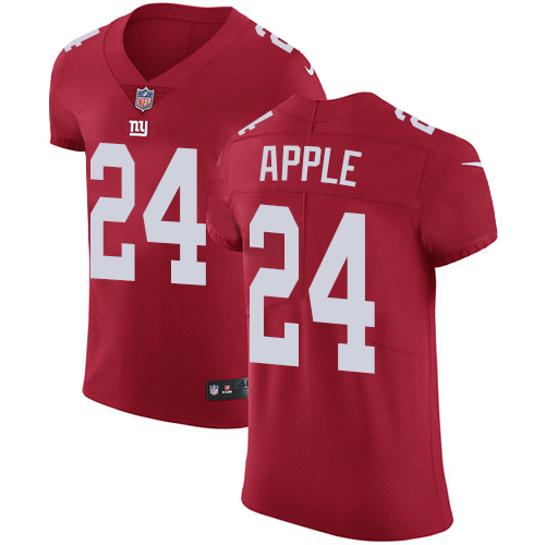 Men's Nike New York Giants #24 Eli Apple Red Alternate Vapor Untouchable Elite Player NFL Jersey