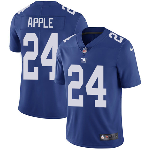 Youth Nike New York Giants #24 Eli Apple Royal Blue Team Color Vapor Untouchable Elite Player NFL Jersey