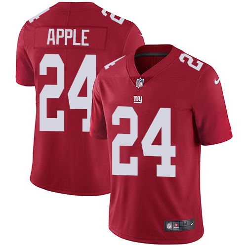 Youth Nike New York Giants #24 Eli Apple Red Alternate Vapor Untouchable Elite Player NFL Jersey