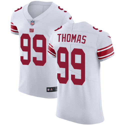 Men's Nike New York Giants #99 Robert Thomas White Vapor Untouchable Elite Player NFL Jersey