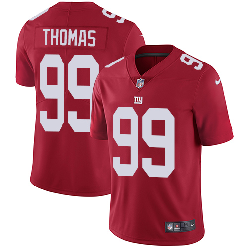 Men's Nike New York Giants #99 Robert Thomas Red Alternate Vapor Untouchable Limited Player NFL Jersey