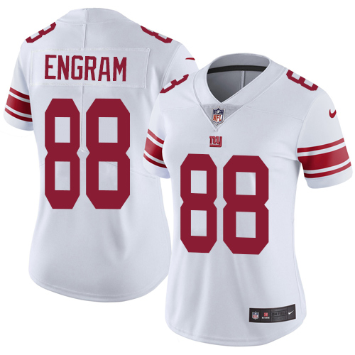 Women's Nike New York Giants #88 Evan Engram White Vapor Untouchable Elite Player NFL Jersey