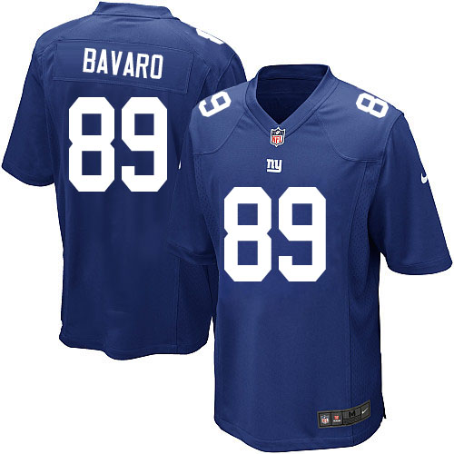 Men's Nike New York Giants #89 Mark Bavaro Game Royal Blue Team Color NFL Jersey