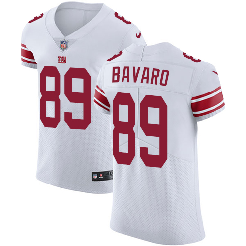 Men's Nike New York Giants #89 Mark Bavaro White Vapor Untouchable Elite Player NFL Jersey