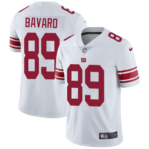 Men's Nike New York Giants #89 Mark Bavaro White Vapor Untouchable Limited Player NFL Jersey