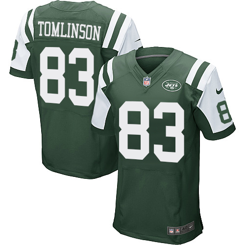 Men's Nike New York Jets #83 Eric Tomlinson Green Team Color Vapor Untouchable Elite Player NFL Jersey