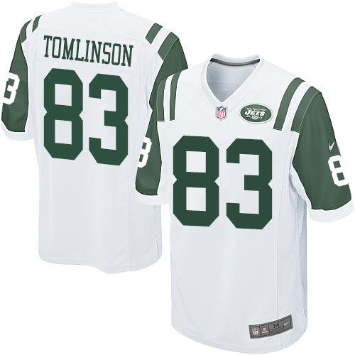 Men's Nike New York Jets #83 Eric Tomlinson Game White NFL Jersey