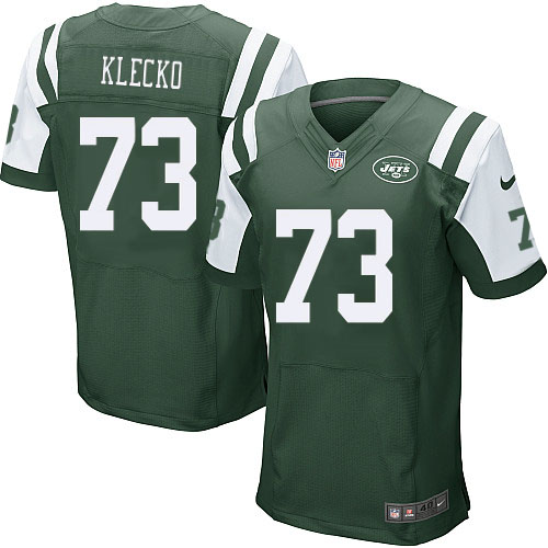 Men's Nike New York Jets #73 Joe Klecko Green Team Color Vapor Untouchable Elite Player NFL Jersey