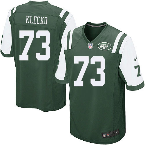 Men's Nike New York Jets #73 Joe Klecko Game Green Team Color NFL Jersey