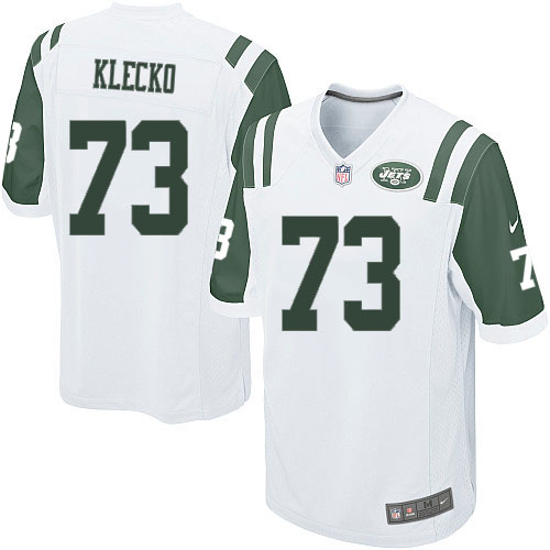 Men's Nike New York Jets #73 Joe Klecko Game White NFL Jersey