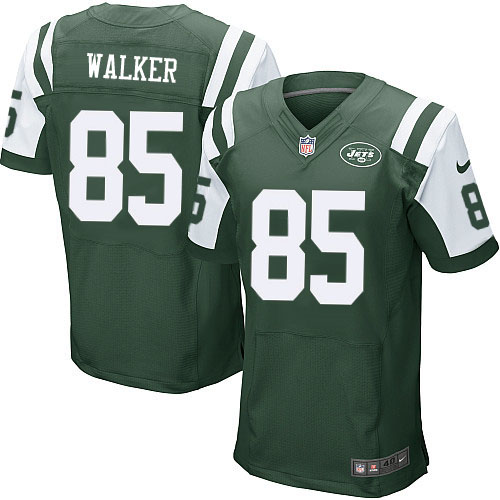 Men's Nike New York Jets #85 Wesley Walker Green Team Color Vapor Untouchable Elite Player NFL Jersey