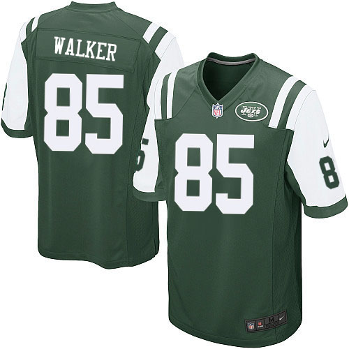 Men's Nike New York Jets #85 Wesley Walker Game Green Team Color NFL Jersey