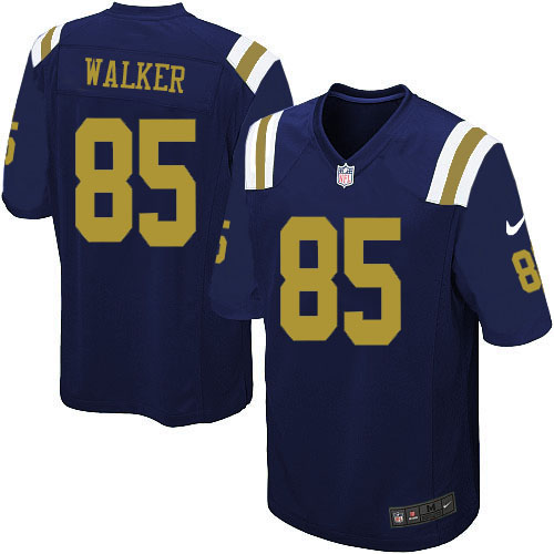 Youth Nike New York Jets #85 Wesley Walker Elite Navy Blue Alternate NFL Jersey