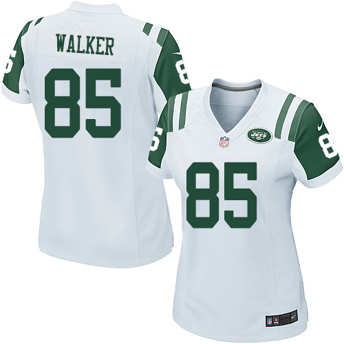 Women's Nike New York Jets #85 Wesley Walker Game White NFL Jersey
