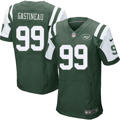Men's Nike New York Jets #99 Mark Gastineau Green Team Color Vapor Untouchable Elite Player NFL Jersey