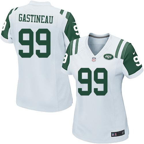 Women's Nike New York Jets #99 Mark Gastineau Game White NFL Jersey