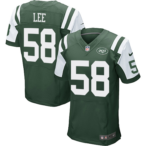 Men's Nike New York Jets #58 Darron Lee Green Team Color Vapor Untouchable Elite Player NFL Jersey