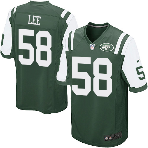 Men's Nike New York Jets #58 Darron Lee Game Green Team Color NFL Jersey