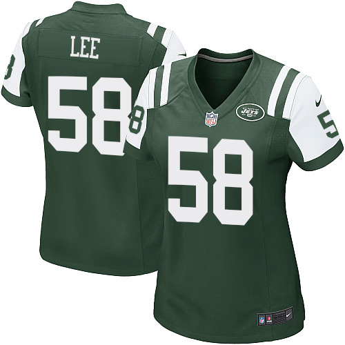 Women's Nike New York Jets #58 Darron Lee Game Green Team Color NFL Jersey
