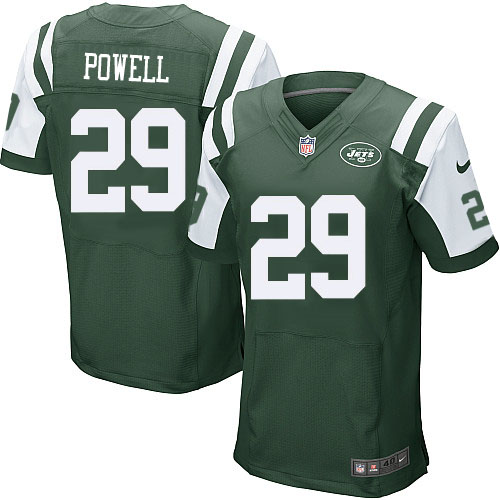 Men's Nike New York Jets #29 Bilal Powell Green Team Color Vapor Untouchable Elite Player NFL Jersey