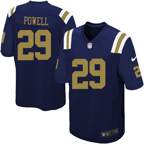 Men's Nike New York Jets #29 Bilal Powell Limited Navy Blue Alternate NFL Jersey