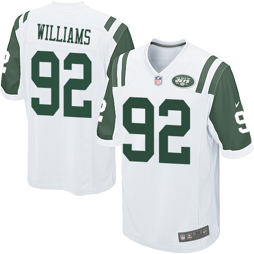 Men's Nike New York Jets #92 Leonard Williams Game White NFL Jersey