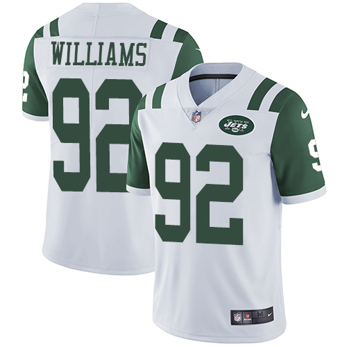 Youth Nike New York Jets #92 Leonard Williams White Vapor Untouchable Limited Player NFL Jersey