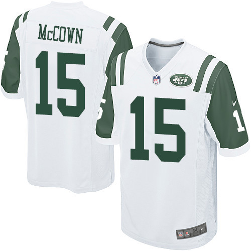 Men's Nike New York Jets #15 Josh McCown Game White NFL Jersey