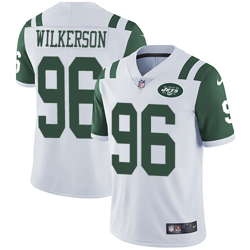 Men's Nike New York Jets #96 Muhammad Wilkerson White Vapor Untouchable Limited Player NFL Jersey