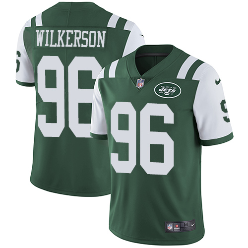 Youth Nike New York Jets #96 Muhammad Wilkerson Green Team Color Vapor Untouchable Elite Player NFL Jersey
