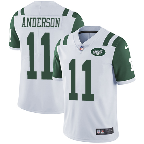Youth Nike New York Jets #11 Robby Anderson White Vapor Untouchable Elite Player NFL Jersey