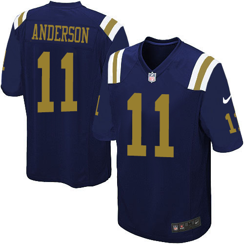 Youth Nike New York Jets #11 Robby Anderson Elite Navy Blue Alternate NFL Jersey