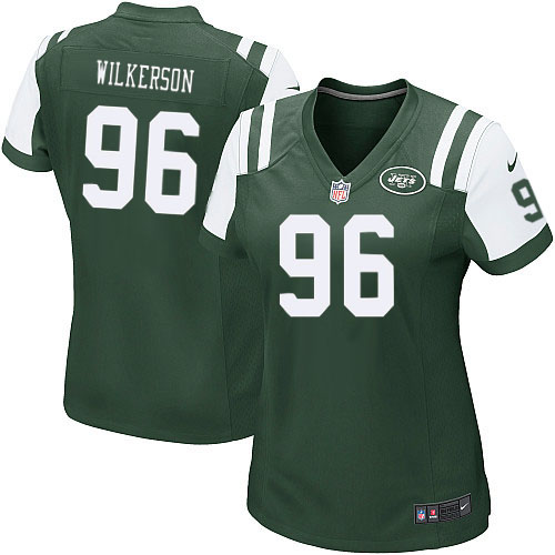 Women's Nike New York Jets #96 Muhammad Wilkerson Game Green Team Color NFL Jersey