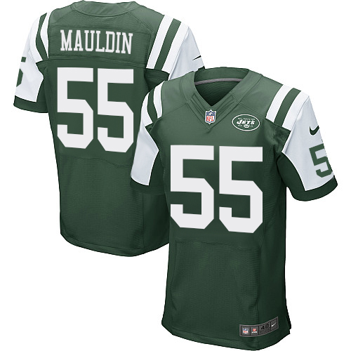 Men's Nike New York Jets #55 Lorenzo Mauldin Green Team Color Vapor Untouchable Elite Player NFL Jersey