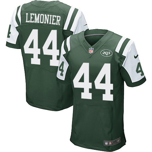 Men's Nike New York Jets #44 Corey Lemonier Green Team Color Vapor Untouchable Elite Player NFL Jersey