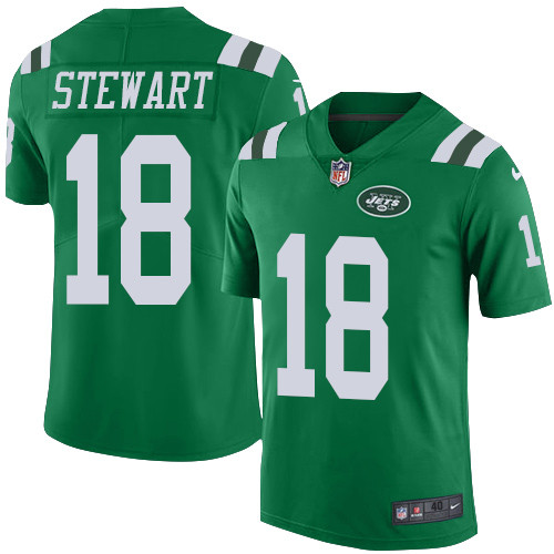 Men's Nike New York Jets #18 ArDarius Stewart Elite Green Rush Vapor Untouchable NFL Jersey