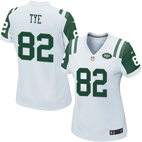 Women's Nike New York Jets #82 Will Tye Game White NFL Jersey