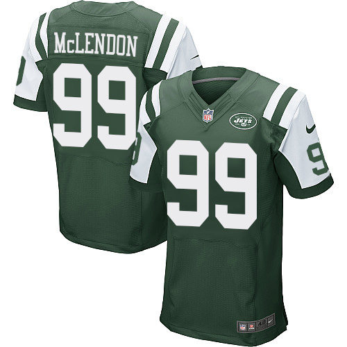 Men's Nike New York Jets #99 Steve McLendon Green Team Color Vapor Untouchable Elite Player NFL Jersey
